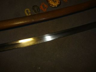 Japanese WWll Army officer`s sword in mountings 