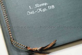 Wwii German Army Photo Album - Inf Rgt 118,  70 -