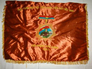 Vietnam War Vc Battle Flag " Giai Phong Khe Sanh 1965 " Liberation Of Khe Sanh