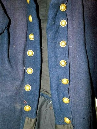 Rare Unique Vintage Military Jacket with Buttons.  (Civil War?) 3