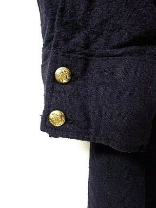 Rare Unique Vintage Military Jacket with Buttons.  (Civil War?) 7
