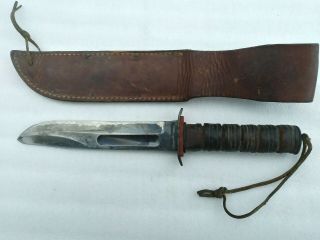 Robeson Shuredge USMC U.  S.  M.  C.  Knife with Sheath RARE 4