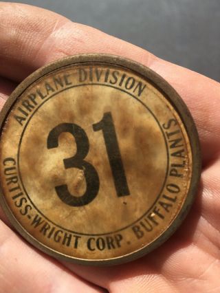 Curtiss - Wright Corp.  Airplane Division 31 Pin