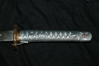 Ww2 Japanese Nco Officers Sword With Matching Numbers On Blade & Scabbard