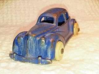 Vintage 1930s Arcade Cast Iron Sedan Car Marked 4 1/2 "