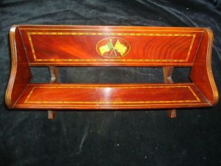 Arts & Crafts Mahogany Book Trough Table Bookshelf Edwardian Anglo - French