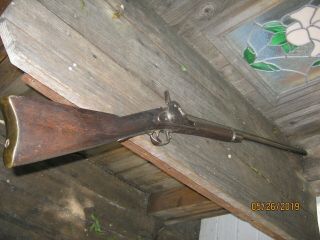 Rare 1863 Confederate States Richmond Virginia Armory Low Hump Musket 2