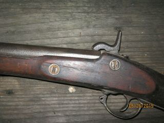 Rare 1863 Confederate States Richmond Virginia Armory Low Hump Musket 6