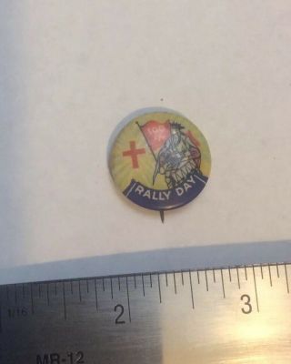 100 Rally Day Button/pin Salvation Army?