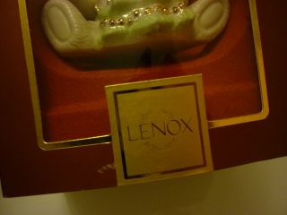 Lenox Christmas Tree Ornament - 2006 Teddy Bear Garland - Porcelain - 214 3