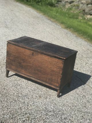 Antique Blanket Chest With Paint And Patina