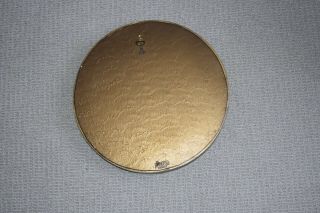 Antique convex wall mirror with gilt deco 3