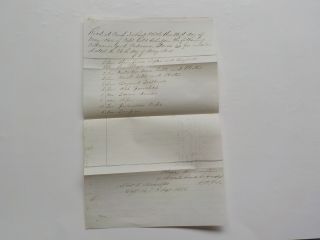 Civil War Document 1864 Springfield Rifles Bayanets 3rd Pennsylvania Antique 1 N