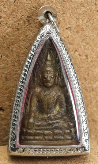 Statue Phra Phut Chin Rat Indochin Wat Suthat Bangkok Year 2485 Thai Amulet