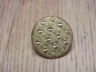 Civil War Clover Pattern Coat Button - Likely Confederate,  Pictured In Phillips