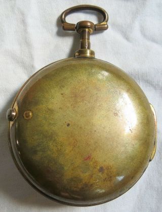 Monkhouse Carlisle Pocket Watch Pair Case Fusee Verge&Papers Old Vtg Antique 5
