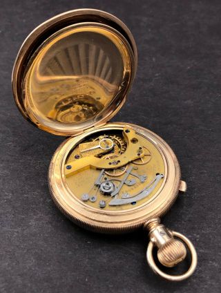1885 Waltham 14s 13j Chronograph Pocket Watch Hillside/1884 2469458 Functioning 6