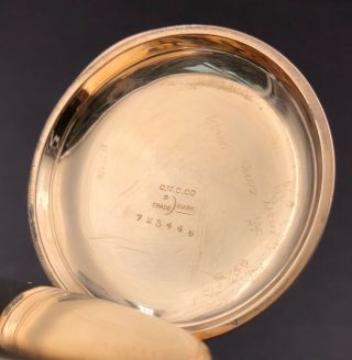 1885 Waltham 14s 13j Chronograph Pocket Watch Hillside/1884 2469458 Functioning 7