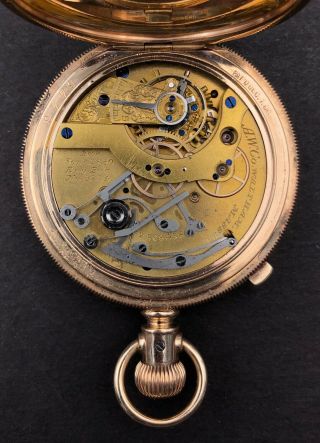 1885 Waltham 14s 13j Chronograph Pocket Watch Hillside/1884 2469458 Functioning 9