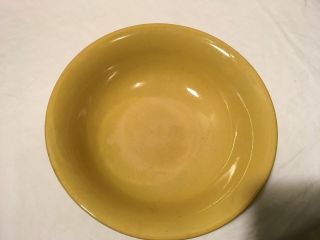 Antique Wedgwood Bowl Yellow Ware Drabware Vintage Mottled Cereal 6.  25” 3