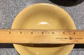 Antique Wedgwood Bowl Yellow Ware Drabware Vintage Mottled Cereal 6.  25” 5