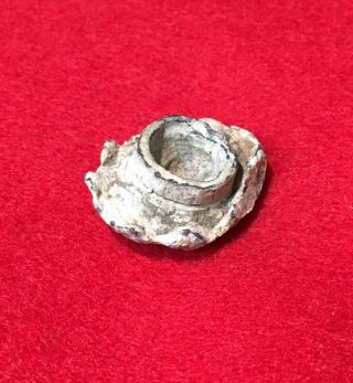 Dug Civil War Fired Impact 3 Ring Mushroomed Bullet Five Forks Petersburg VA 2