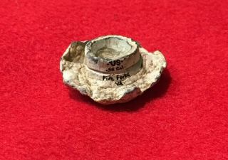 Dug Civil War Fired Impact 3 Ring Mushroomed Bullet Five Forks Petersburg VA 5