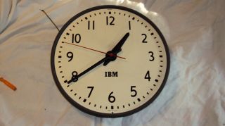 Vintage Ibm Slave Electric Wall Office Clock 95925 Tyoe 57/67 Parts