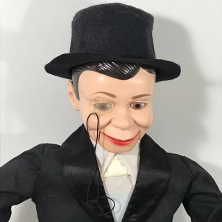Vintage Charlie Mccarthy Ventriloquist Dummy 1977 Juro Novelty Doll