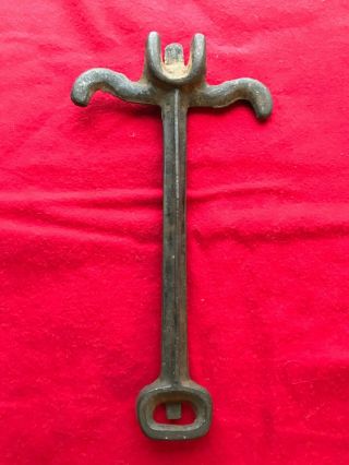 Antique Cast Iron Wood Stove Plate Lid Lifter MA 2256 2