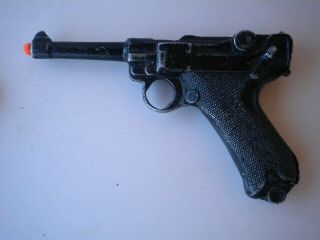 VINTAGE CAST ALUMINUM P.  08 LUGER /BERETTA TOY GUN LYTLE NOVELTY COMPANY 2