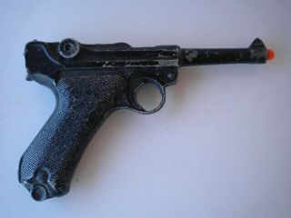 VINTAGE CAST ALUMINUM P.  08 LUGER /BERETTA TOY GUN LYTLE NOVELTY COMPANY 3