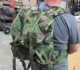 Modified And Re Purposed Complete Usgi Woodland Medium Alice Pack Lc - 1 W/molle
