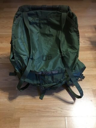 Military Alice Pack Large W/frame,  Straps,  Kidney And Back Pads - Backpack