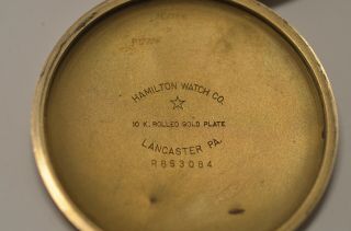 16s Hamilton 992 - B Pocket Watch in Case, 6