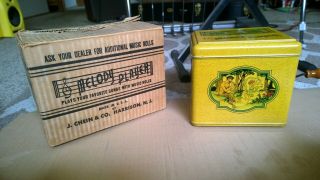 Vintage Chein Litho Melody Player Orig Box.  1940 