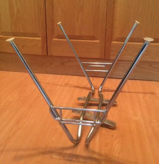 Chrome Stacking Base For Eames Herman Miller Shell Chair Narrow Mount 5