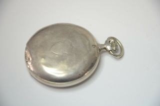 Rare Antique Omega Pocket Watch,  Silver,  Oversize In Work 2