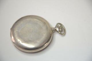Rare Antique Omega Pocket Watch,  Silver,  Oversize In Work 3