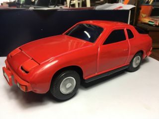 Asahi - Porsche 924 - Tin Toy - Battery 23 Cm / 9 "