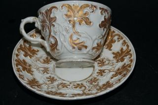 Quality Early Meissen / Dresden Cup & Saucer - Very Rare - L@@k