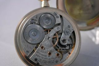 Antique 16s Waltham 15j Pocket Watch 4