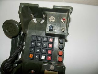 Military Surplus Filed Phone Radio Telephone TA - 838A/TT Handset PRC 4