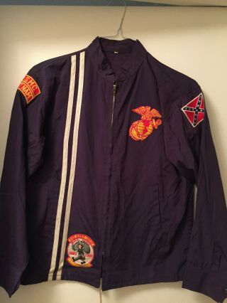 Vintage Usmc Vietnam Tour Jacket Featuring Ed " Big Daddy " Roth Design -