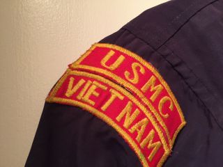 Vintage USMC Vietnam Tour Jacket featuring Ed 