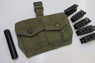 10 British Enfield Stripper Clips Pouch Oiler Smle No 1 Mkiii No 4 Mki 303 Cal