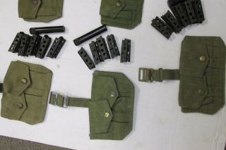 10 British Enfield Stripper Clips Pouch Oiler SMLE NO 1 MKIII NO 4 MKI 303 Cal 6