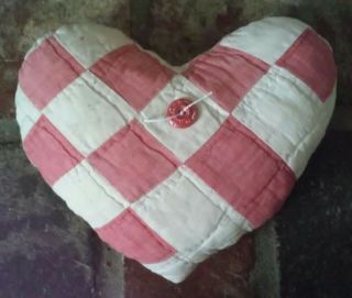 Cutter Quilt Heart Pillow 569.  Great Gift Idea