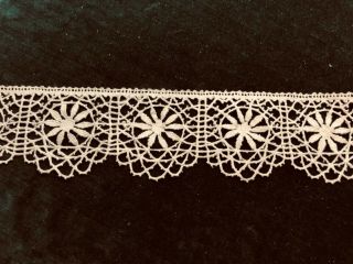 Antique French Cluny Wide Lace 5 yds 5