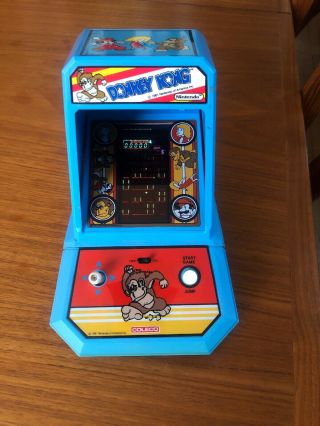 Vintage Coleco Donkey Kong Hand Arcade Game
